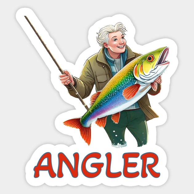 Angler Sticker by ArtShare